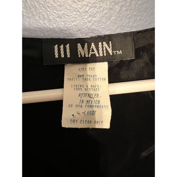 Vintage Women's 111 Main Halloween Pumpkins & Black Cats Button Up Vest SZ LARGE - Picture 5 of 10